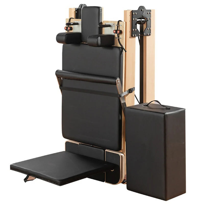 Reformer Pilates Foldable Oak Edition – Home Studio Machine