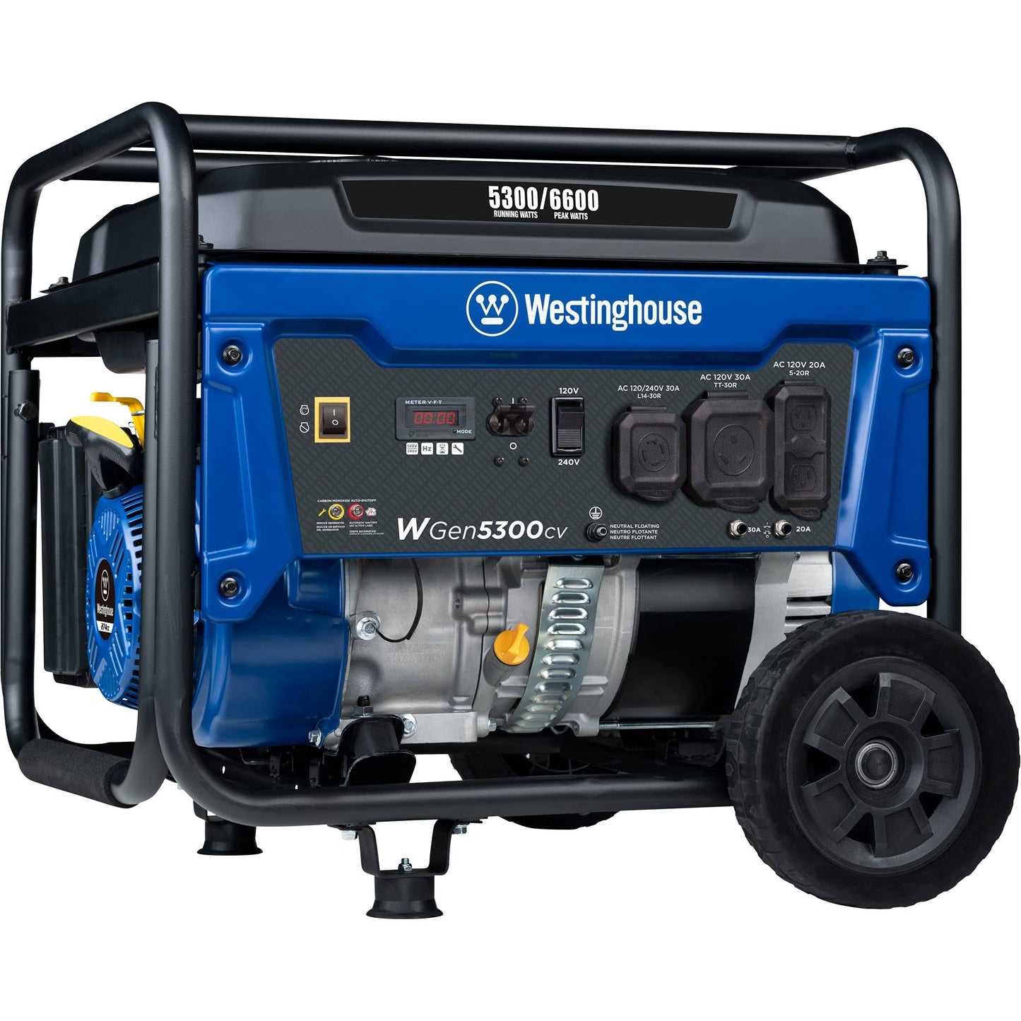 Westinghouse Portable Generator with Co Sensor Rubber | WGEN5300CV
