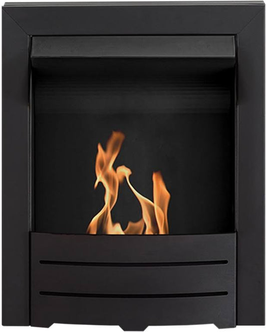 Southwold Fireplace in Oak & Cream with Helios Electric Fire in Brushed Steel