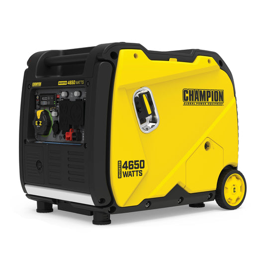 Champion Power Equipment 4650-Watt Recoil Start Gasoline Powered RV Ready Inverter Generator with Co Shield and Quiet Technology 201154