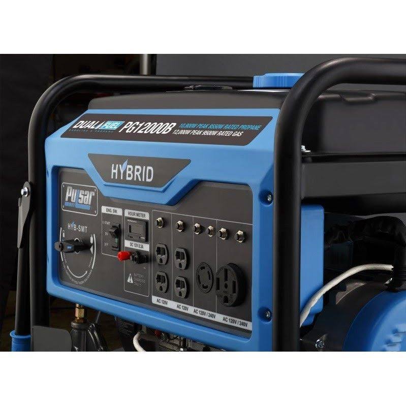 Pulsar 12000W Dual Fuel Portable Generator with Electric Start