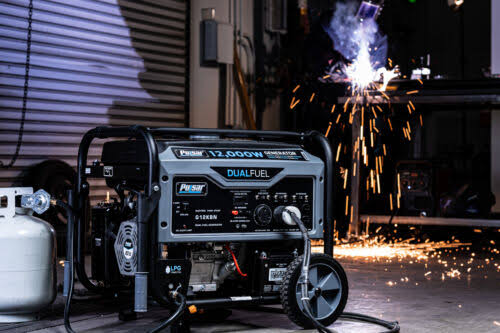 Pulsar 12000W Dual Fuel Portable Generator with Electric Start
