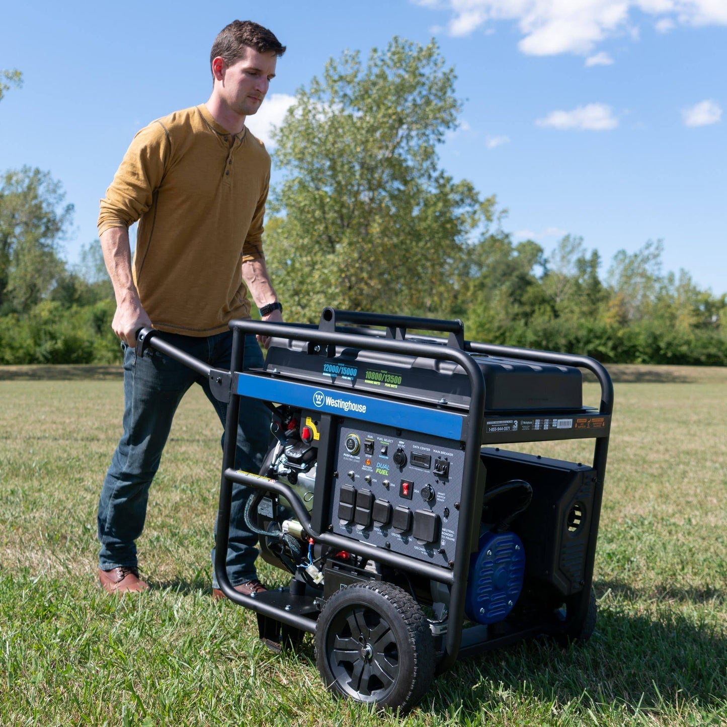 Westinghouse WGEN12000DF Dual Fuel Portable Generator