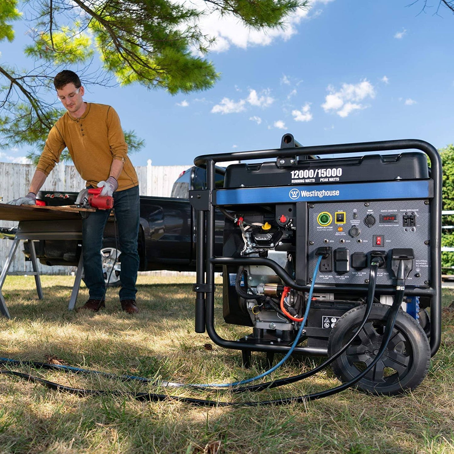 Westinghouse WGen12000 - 12000 Watt Electric Start Portable Generator