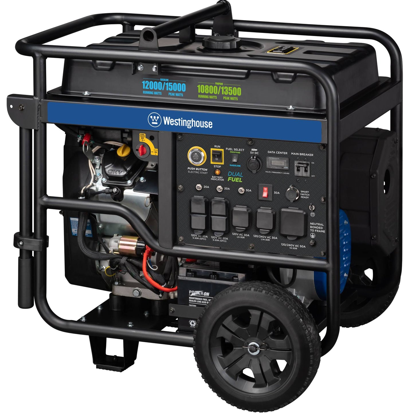 Westinghouse WGEN12000DF Dual Fuel Portable Generator