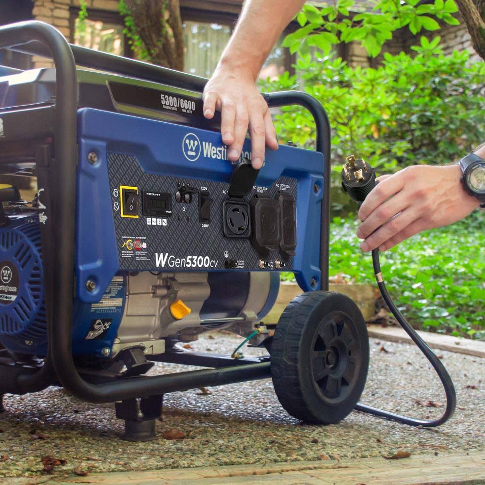 Westinghouse Portable Generator with Co Sensor Rubber | WGEN5300CV