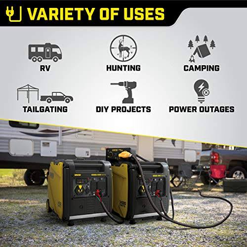 Champion Power Equipment 200986 4500-Watt Portable Inverter Generator RV Ready