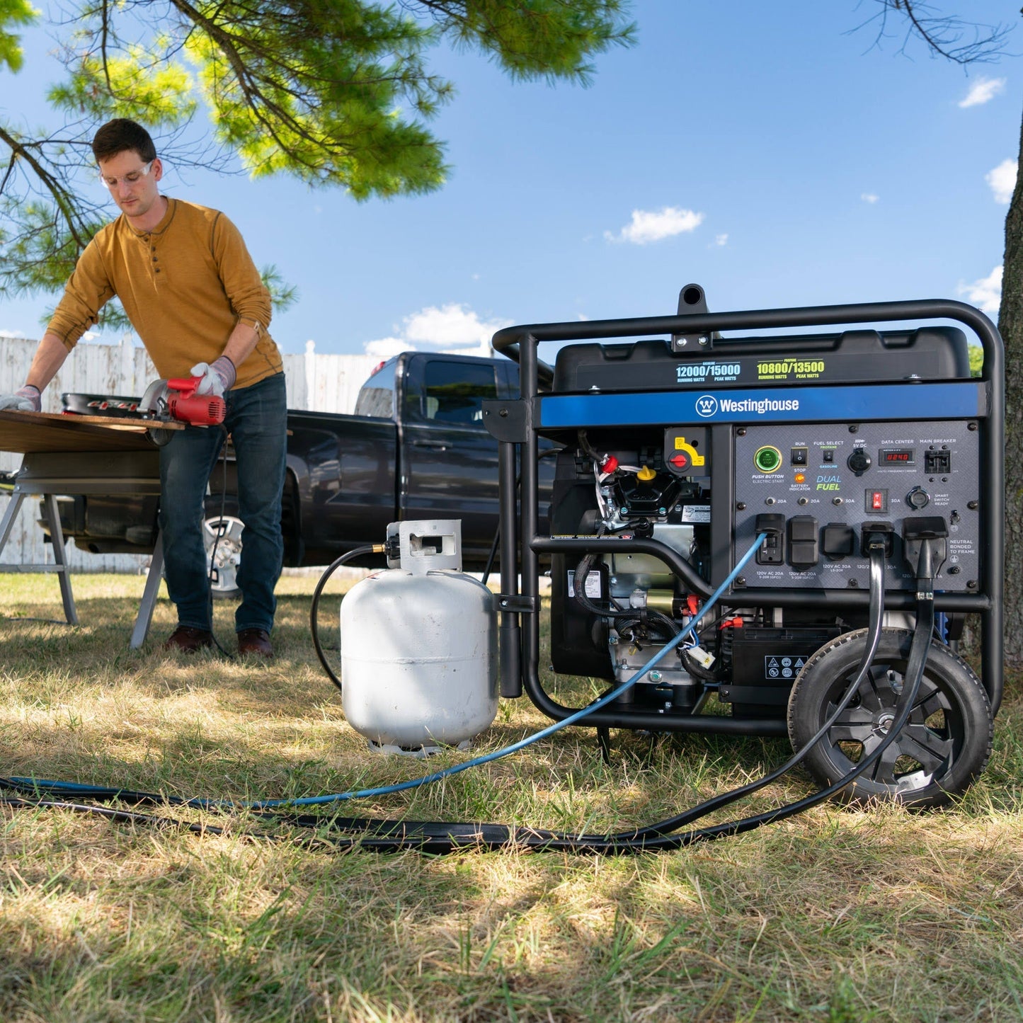 Westinghouse WGEN12000DF Dual Fuel Portable Generator