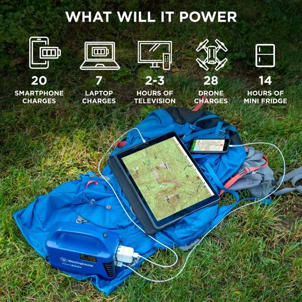 Westinghouse iGen200s 194Wh Portable Power Station and Outdoor Solar Generator