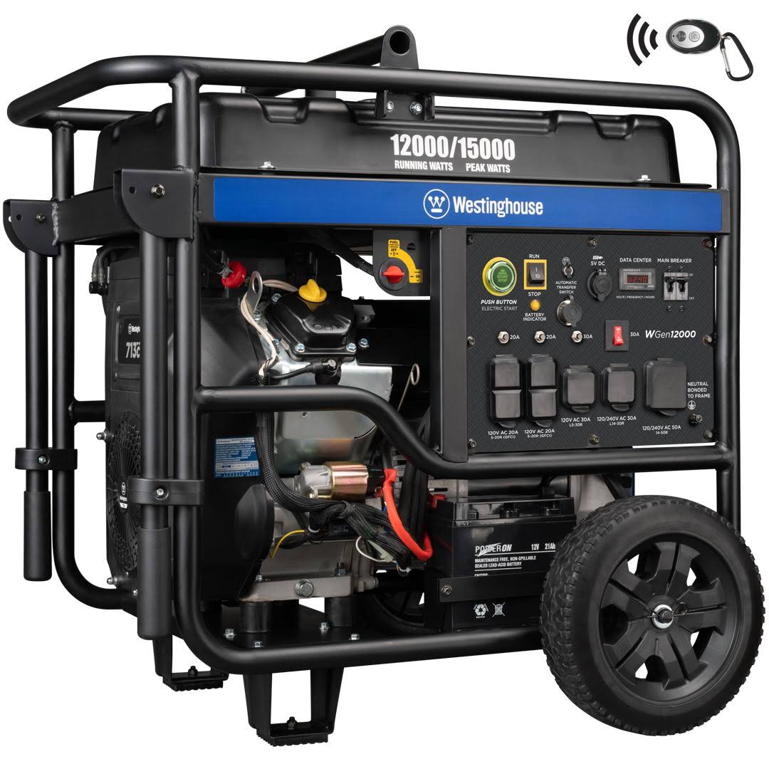 Westinghouse WGen12000 - 12000 Watt Electric Start Portable Generator